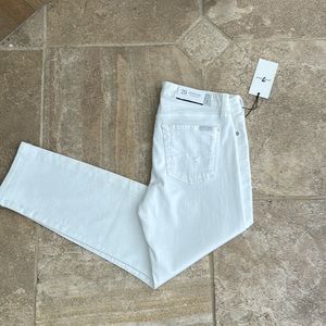 Seven For All Mankind white jeans
